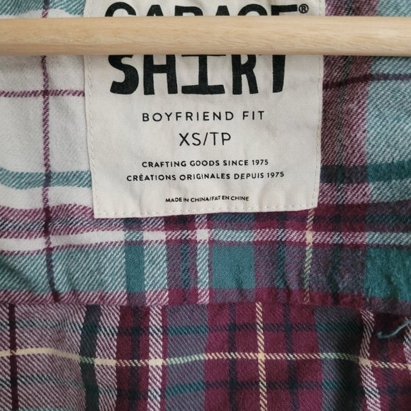 Boyfriend Hooded Button Up Shirt - Picture 3 of 3